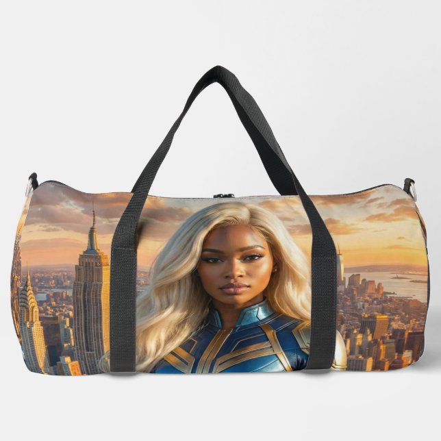 BOLSO DE DEPORTE GRANDE SUPERHERO - NEW YORK (Anverso)