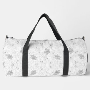 Bolso De Deporte Grande Superposición de cuadrícula transparente – Textura