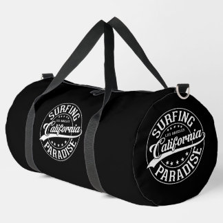 Bolso De Deporte Grande Surfing Los Angeles California Paradise