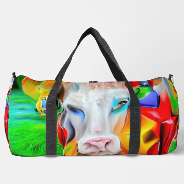 Bolso De Deporte Grande Surreal Farm Art (Anverso)