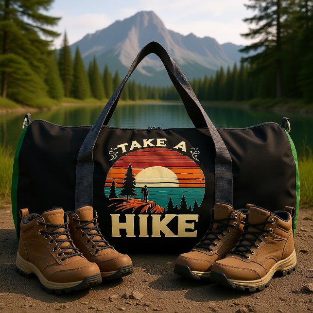 Bolso De Deporte Grande Take A Hike Graphic  (Subido por el creador)