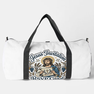 Bolso De Deporte Grande Tarjeta de respuesta a la invitación de Jesús Tarj