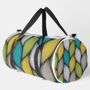 Bolso De Deporte Grande Tejido de punto trenzado moderno