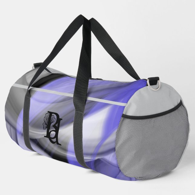 Bolso De Deporte Grande Tendencia Gris Grande Gym Bag Resumen Lavender Vio (Esquina derecha)