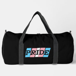 Bolso De Deporte Grande texto de Orgullo Transgénero