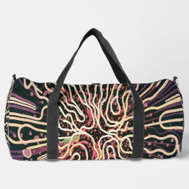 Bolso De Deporte Grande Textura a rayas