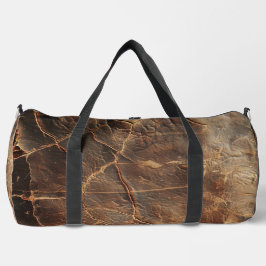 Bolso De Deporte Grande Textura de cuero duro vintage