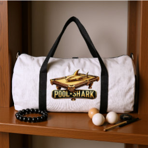 Bolso De Deporte Grande Tiburón de Piscina Elegante: Un Juego Maestro