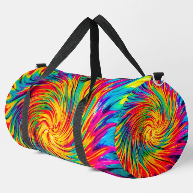 BOLSO DE DEPORTE GRANDE TIE DYE VIENTO ABSTRACTO (Esquina izquierda)