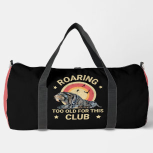 Bolso De Deporte Grande Tigre Dientes de Sable Divertido Demasiado Viejo p