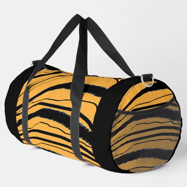 Bolso De Deporte Grande Tigre Stripe Impresión Viaje De Gimnasio Atlético  (Esquina derecha)
