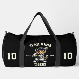 Bolso De Deporte Grande Tigres "Personalizable" de béisbol