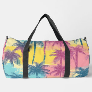 Bolso De Deporte Grande Título: "Sunset Palms Travel"