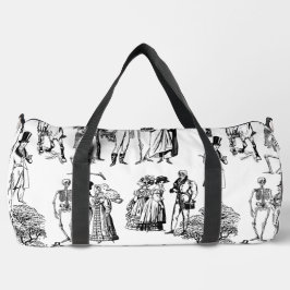 Bolso De Deporte Grande toile macabre halloween regency skeletage