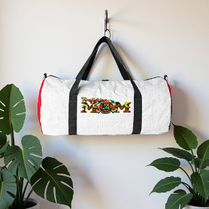 Bolso De Deporte Grande Tributo sentido a la madre bombera con girasoles