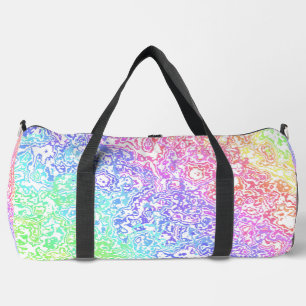 Bolso De Deporte Grande Trippy Maximalista Groovy Boho negrita Marble arco