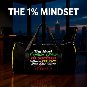 Bolso De Deporte Grande Triunfa Siempre Inténtalo Una Vez Más
