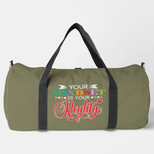 Bolso De Deporte Grande Tu Mentalidad Es Tu Realidad