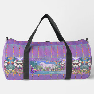 Bolso De Deporte Grande Un paraíso morado