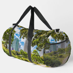 Bolso De Deporte Grande Un paseo por los jardines de Hama Rikyu, Tokio