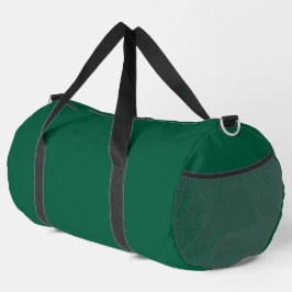 Bolso De Deporte Grande Una textura suave sólida de color verde oscuro