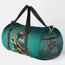 Bolso De Deporte Grande Única tortuga de vapor.