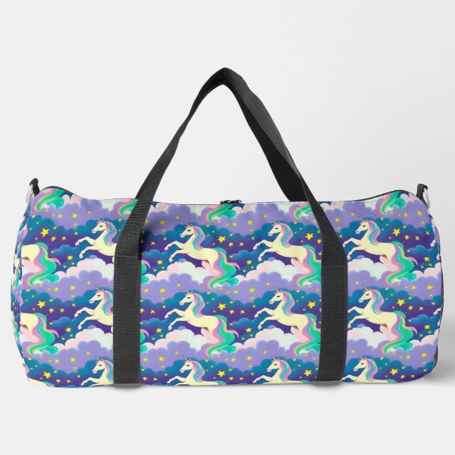 Bolso De Deporte Grande Unicornio bonito (Anverso)