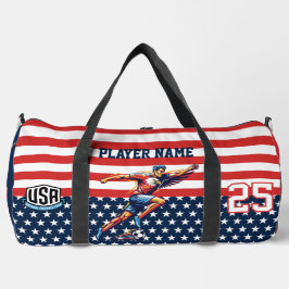 Bolso De Deporte Grande USA Soccer Eagle Athlete Patriotic National Team 