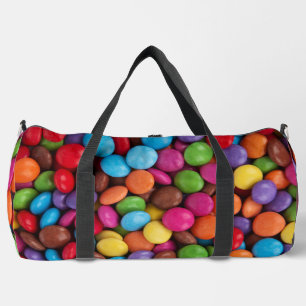 Bolso De Deporte Grande Velas coloridas, Botones de golosinas, Dulces, Com