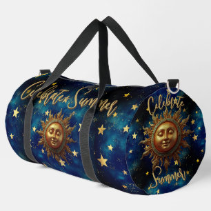 Bolso De Deporte Grande Verano Celestial Celebrar Verano