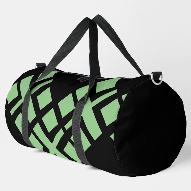 Bolso De Deporte Grande Verde del sabio negro (Esquina izquierda)