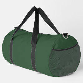 Bolso De Deporte Grande Verde Esmeralda Oscuro Color Sólido
