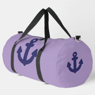 Bolso De Deporte Grande Viaje atlético de Blue Anchor Lilac