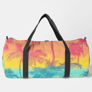 Bolso De Deporte Grande Viaje puesta de sol tropical