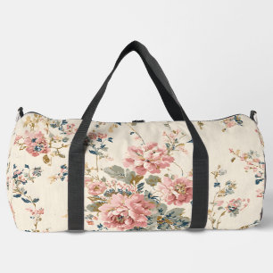 Bolso De Deporte Grande Viajes con Flores Atemporales