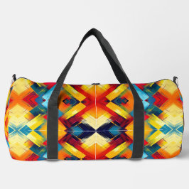 Bolso De Deporte Grande Vibes antiguas en colores: elegantes formas geomét