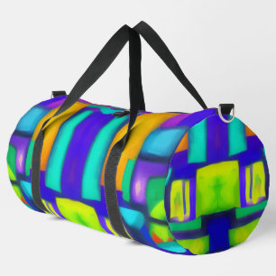 Bolso De Deporte Grande Vibes Eléctricas Dreams Elegante Arte Resumen