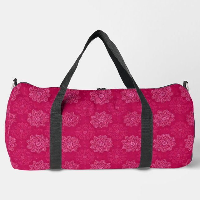 Bolso De Deporte Grande Vibrant Paisley y Floral (Anverso)