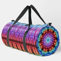 Vibrante Tie Dye Kaleidoscope Arcoiris Mandala