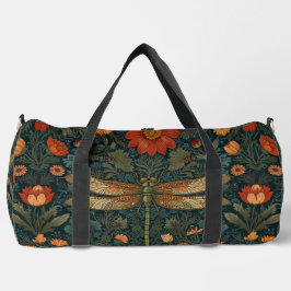 Bolso De Deporte Grande Vintage libélula naranja vegetación floral moda bo