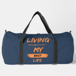 Bolso De Deporte Grande vivir mi mejor vida