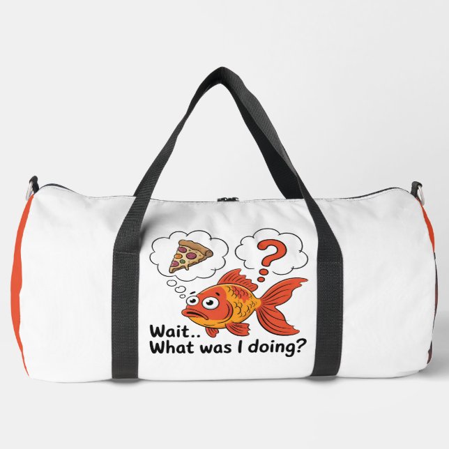 Bolso De Deporte Grande Wait What Was I Doing (Anverso)