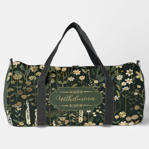 Bolso De Deporte Grande Wilhelmina Dark Daisy Floral