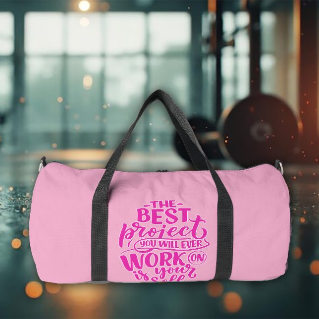 Bolso De Deporte Grande Work on Yourself Gym Gear (Subido por el creador)