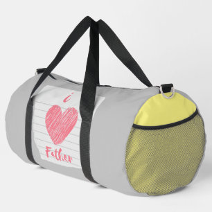 Bolso De Deporte Grande yo amo al padre