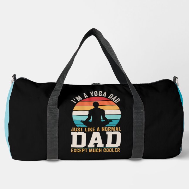 Bolso De Deporte Grande Yoga Dad Much Cooler (Anverso)