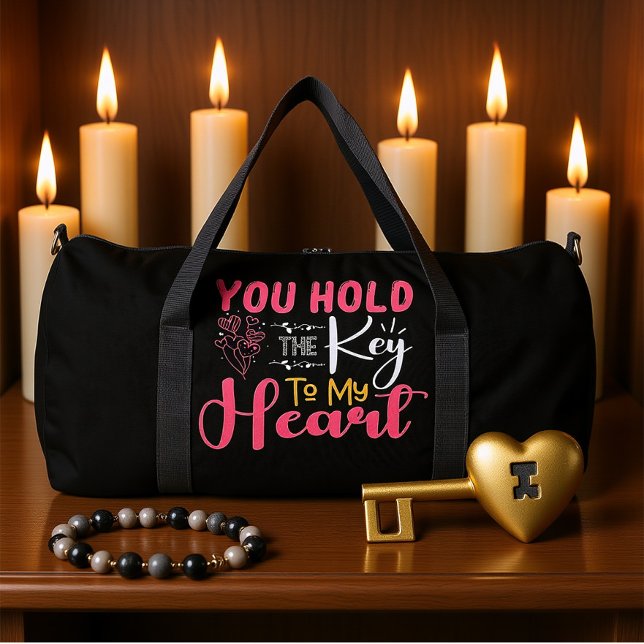 Bolso De Deporte Grande You Hold The Key To My Heart (Subido por el creador)