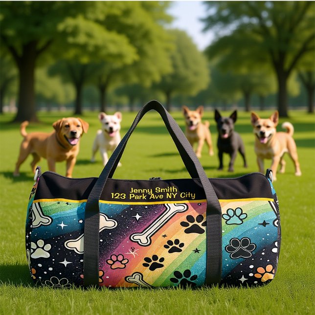 Bolso De Deporte Grande Zany Rainbow Pet Adventure  (Subido por el creador)