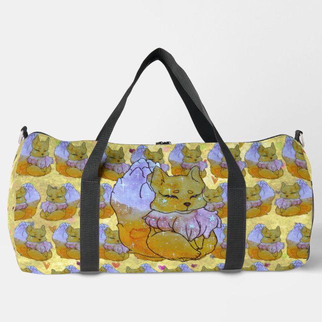 Bolso De Deporte Grande Zorro llamado Dice (Anverso)