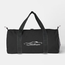 Bolso De Deporte Pequeño 1970 Challenger Silueta Fantasma Negro